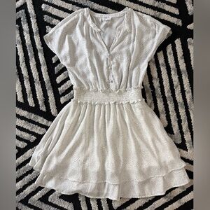 Sienna Sky White and Black Polka Dot Top